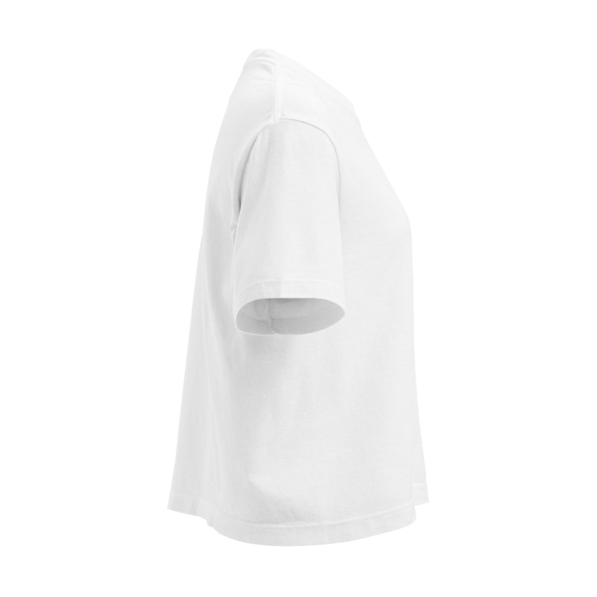 Women's Heavyweight Boxy Tee, in White, right view