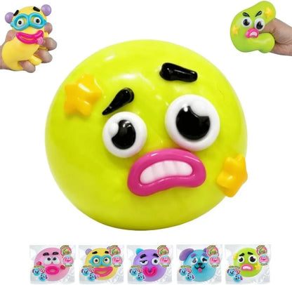 DIY Smushers Squishy Dog Face Swap Soft Moldable Cute Slow Rise Squeeze Toy for Relaxing Sensory Play
