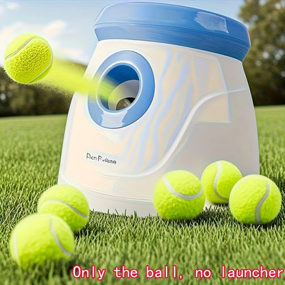 Interactive Striped Rubber Tennis Dog Chew Toy - High Elasticity Battery-Free Play Ball, for Small Dogs Outdoor Play ﻿