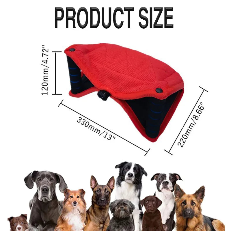 Dog Bite Pillow High Quality Jute Training Biting Sleeves Sturdy Interactive Play Tug of Dogs Toy Tear Resistant for Pet Toys