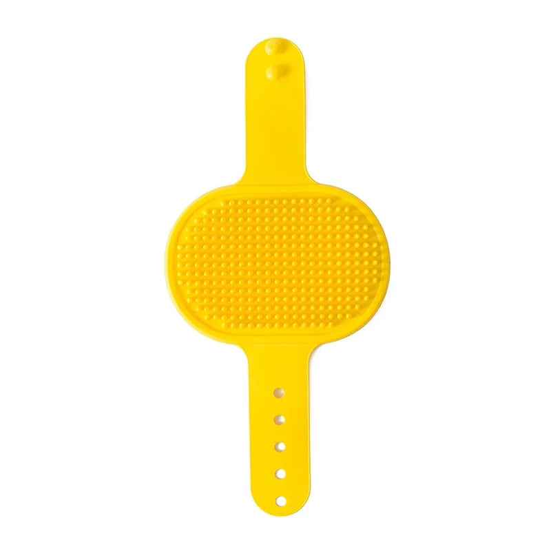 Cat Dog Bath Brush Grooming Brush Massage Brush Pet Itch Reliever Wall Table Leg Scratch Strap Play Toy For Pet Boredom Relief