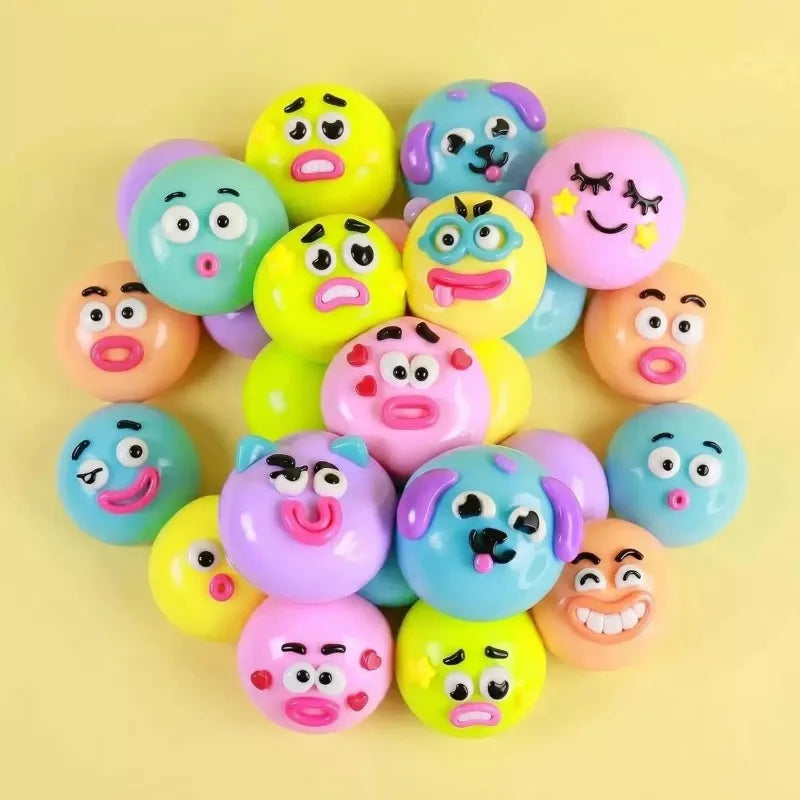 DIY Smushers Squishy Dog Face Swap Soft Moldable Cute Slow Rise Squeeze Toy for Relaxing Sensory Play