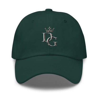 Classic Embroidered Cotton Dad Hat, in Spruce, front view