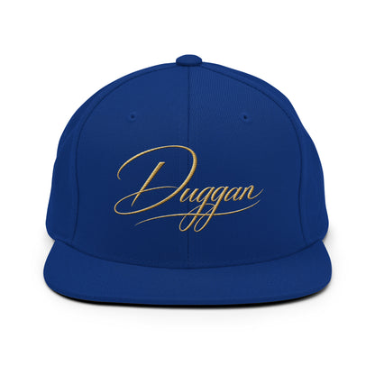 Classic Embroidered Snapback Cap, in Royal Blue, front view