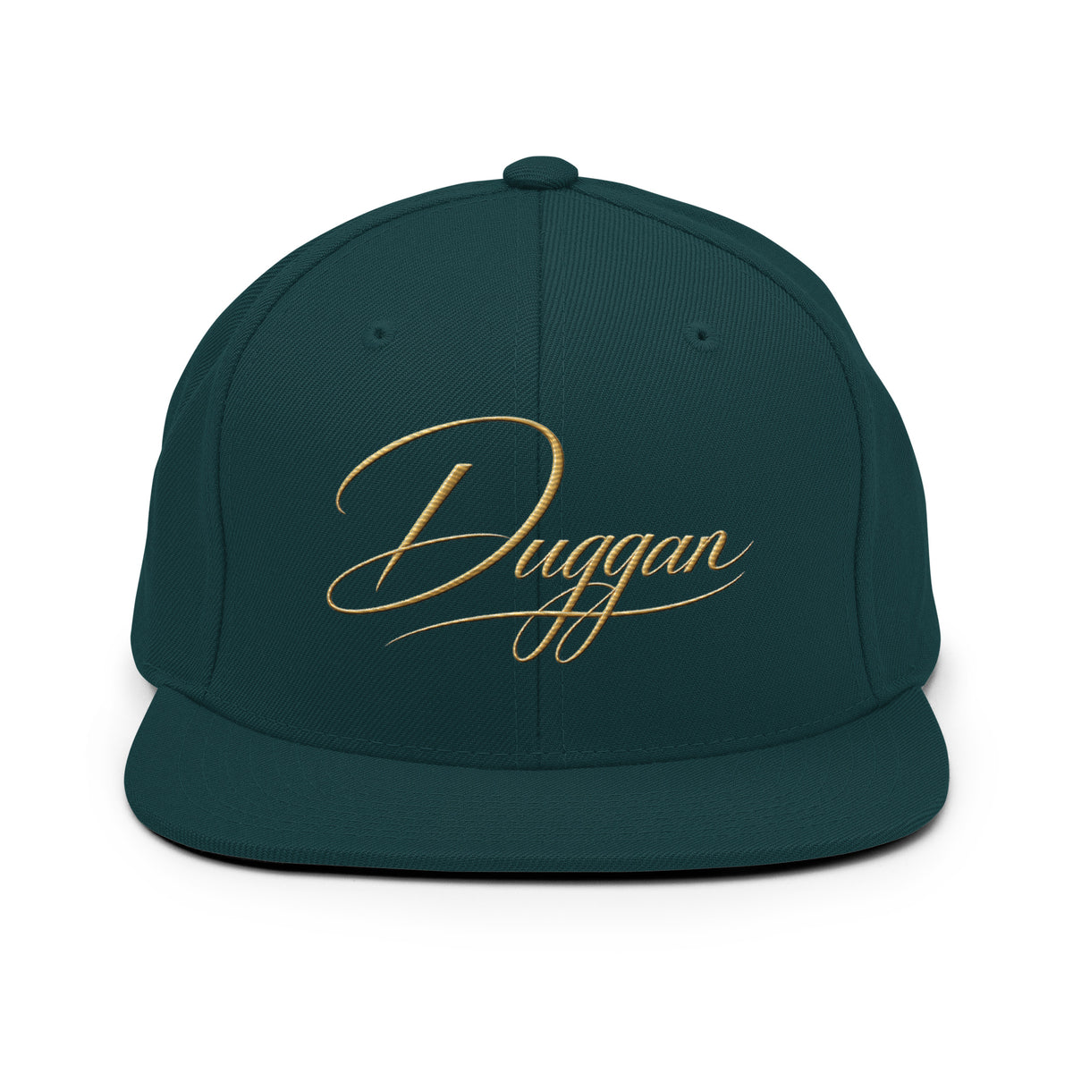 Classic Embroidered Snapback Cap, in Spruce, front view