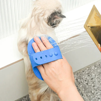 Cat Dog Bath Brush Grooming Brush Massage Brush Pet Itch Reliever Wall Table Leg Scratch Strap Play Toy For Pet Boredom Relief