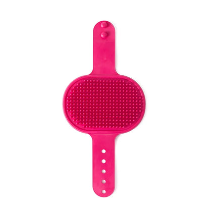 Cat Dog Bath Brush Grooming Brush Massage Brush Pet Itch Reliever Wall Table Leg Scratch Strap Play Toy For Pet Boredom Relief
