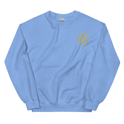 Premium Unisex Crewneck Sweatshirt, in Carolina Blue, front view
