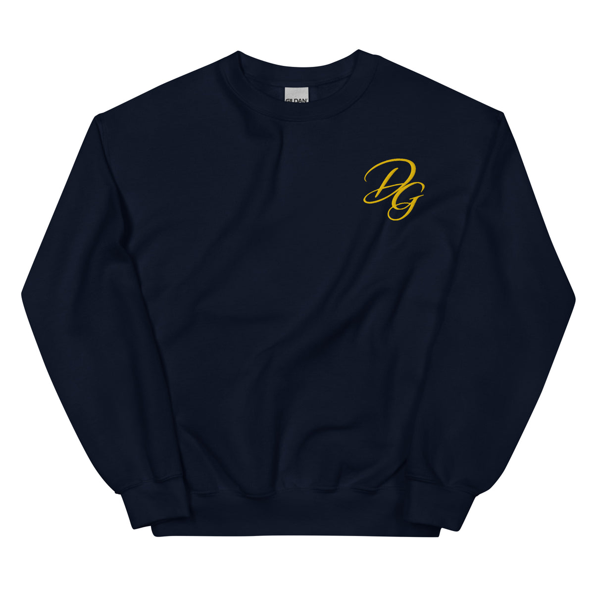 Premium Unisex Crewneck Sweatshirt, in Navy, front view