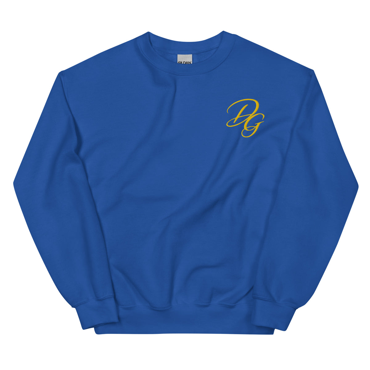 Premium Unisex Crewneck Sweatshirt, in Royal, front view