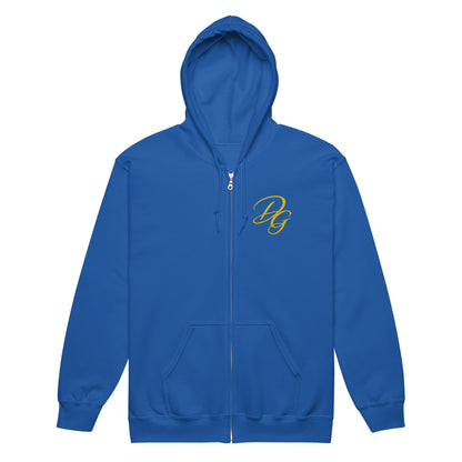 Premium Heavy Blend Zip Hoodie, in Royal, front view