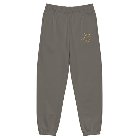 Unisex Heavyweight Sweatpants, in Asphalt, front view