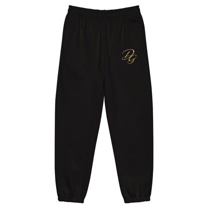 Unisex Heavyweight Sweatpants, in Black, front view