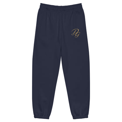 Unisex Heavyweight Sweatpants, in Navy, front view